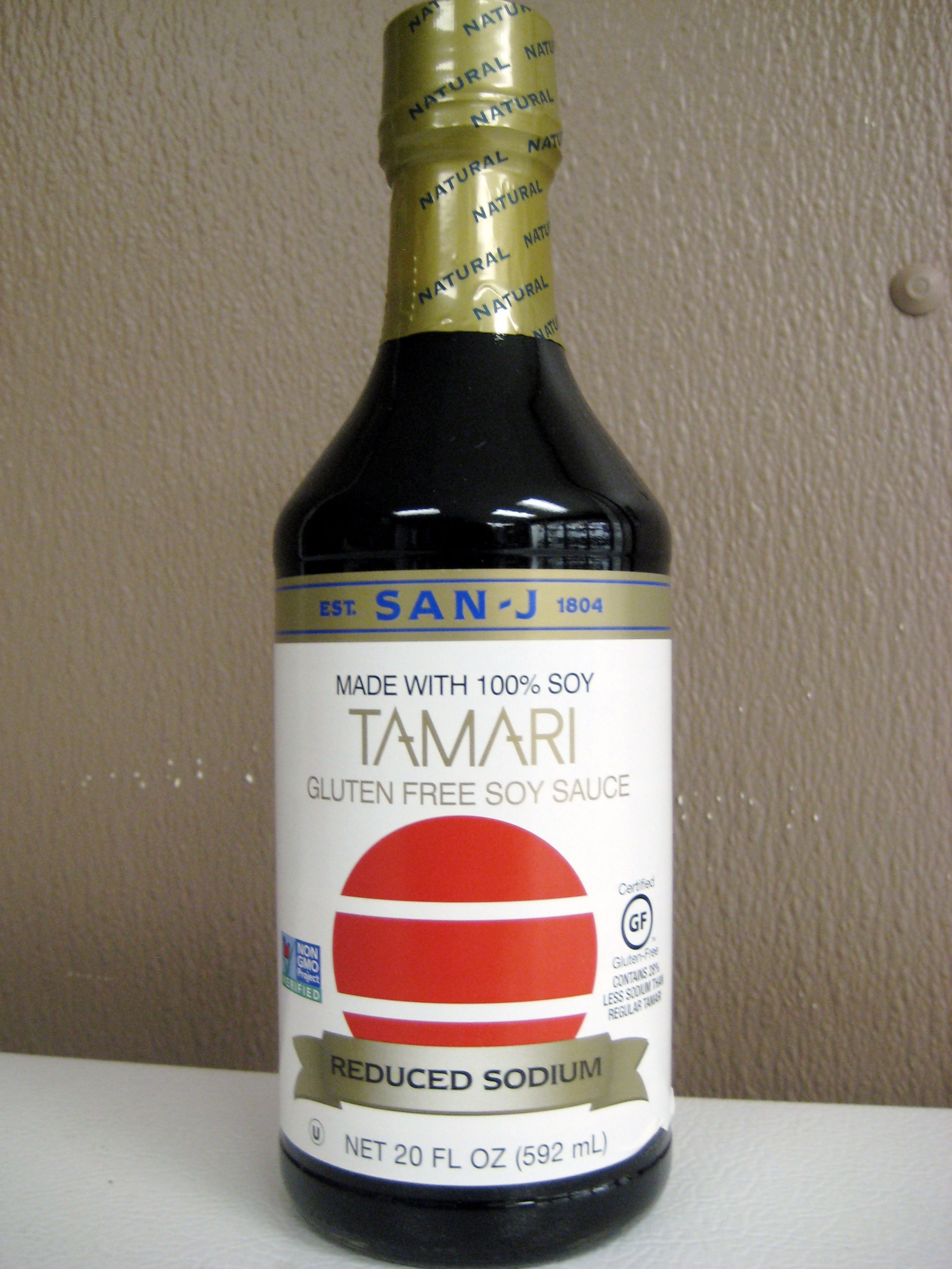 Gluten Free Sauces
 Tamari Gluten free soy sauce You should be able to find