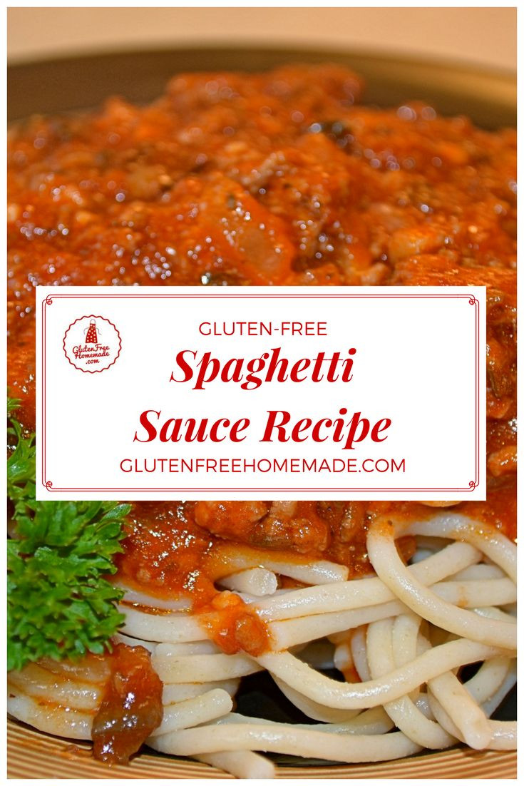 Gluten Free Sauces
 Spaghetti Sauce Recipe Key to "Delizioso" Dinners