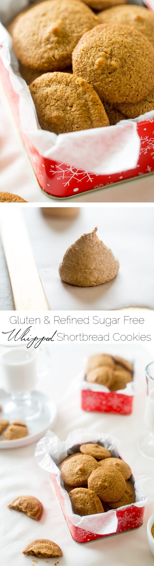 Gluten Free Shortbread Cookies
 Whipped Gluten Free Shortbread Cookies