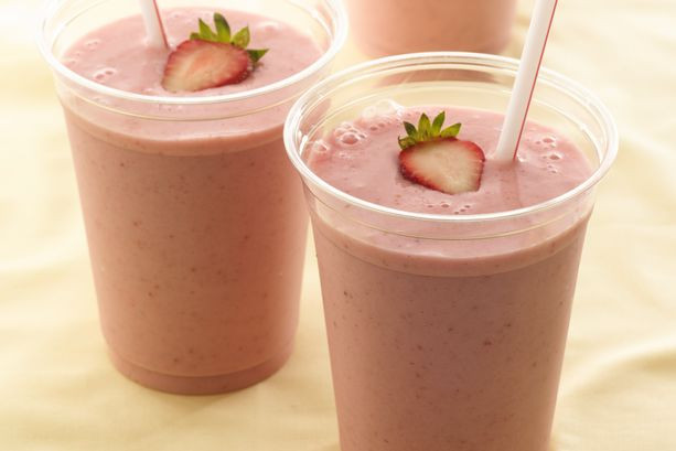 Gluten Free Smoothies
 Gluten Free Banana Strawberry Smoothies