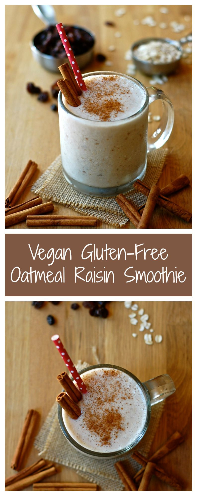 Gluten Free Smoothies
 Vegan Gluten Free Oatmeal Raisin Smoothie – Turnip the Oven