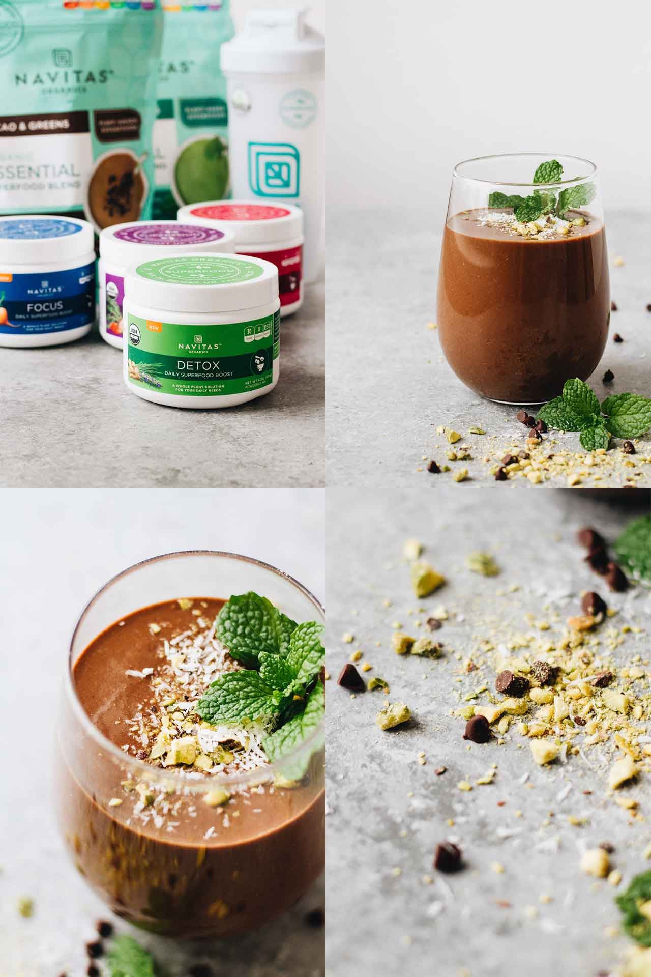 Gluten Free Smoothies
 Chocolate Avocado Smoothie Vegan & Gluten Free Jar