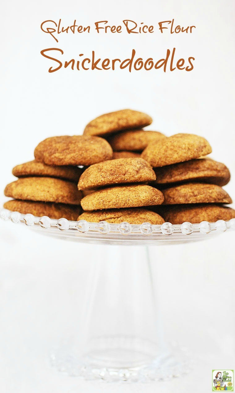 Gluten Free Snickerdoodles Recipe
 Gluten Free Rice Flour Snickerdoodles