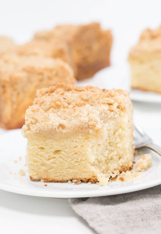 Gluten Free Sour Cream Coffee Cake
 Gluten Free Coffee Cake made extra tender with sour cream