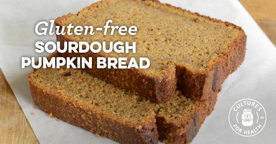 Gluten Free Sourdough Bread
 Gluten free Sourdough Pumpkin Bread Recipe Cultures for