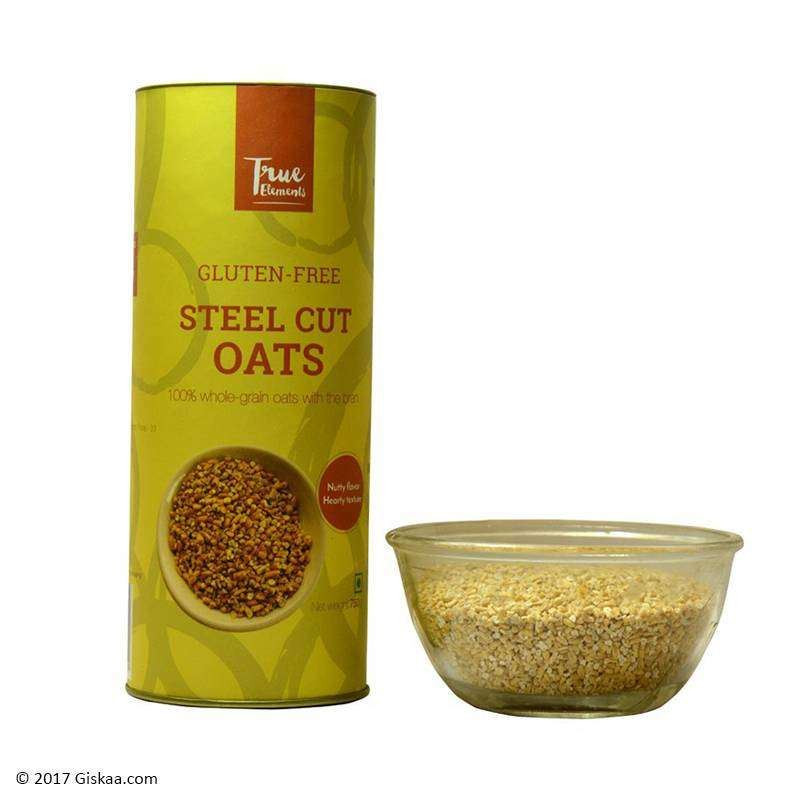 Gluten Free Steel Cut Oats
 Buy True Elements Gluten free Steel Cut Oats 750 gm at