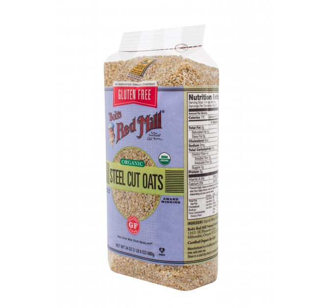 Gluten Free Steel Cut Oats
 Gluten Free Organic Steel Cut Oats