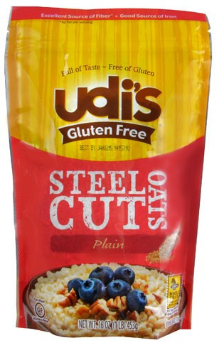 Gluten Free Steel Cut Oats
 Udi s Gluten Free Steel Cut Oats Plain 16 Oz