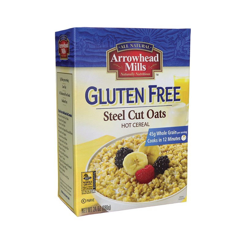 Gluten Free Steel Cut Oats
 Gluten Free Steel Cut Oats 24 oz Box