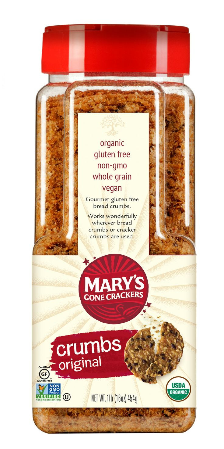 Gluten Free Substitute For Bread Crumbs
 Mary s Gone Crackers Gluten Free Just the Crumbs Made