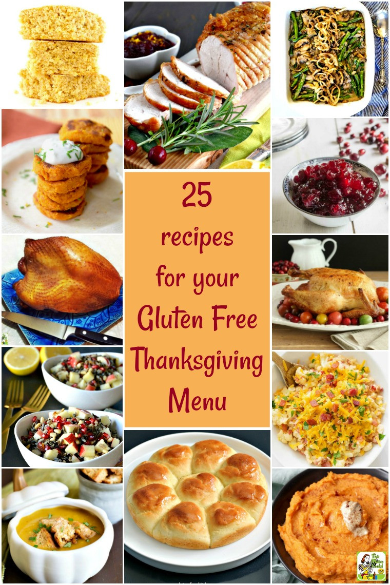 Gluten Free Thanksgiving Dinner
 25 recipes for your Gluten Free Thanksgiving Menu