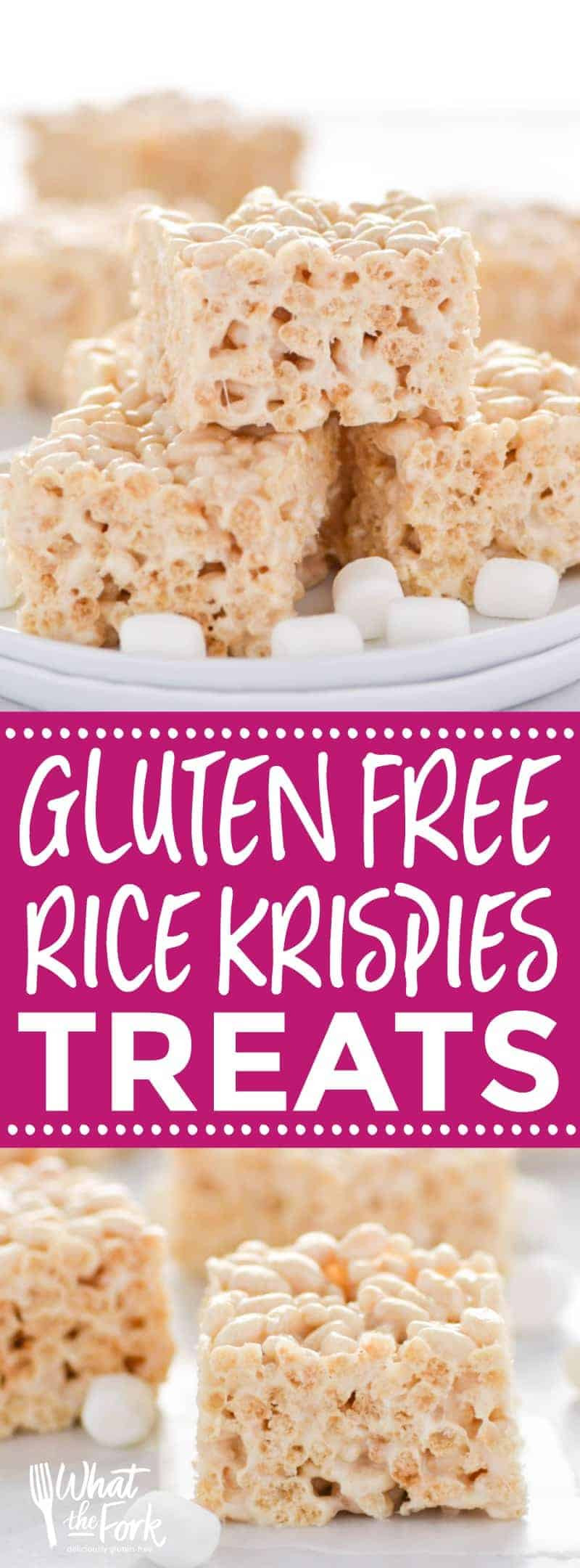 Gluten Free Treats Recipes
 Classic Gluten Free Rice Krispies Treats What the Fork