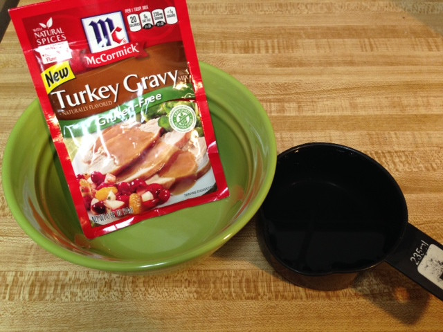 Gluten Free Turkey Gravy
 McCormick Gluten Free Turkey Gravy Mix