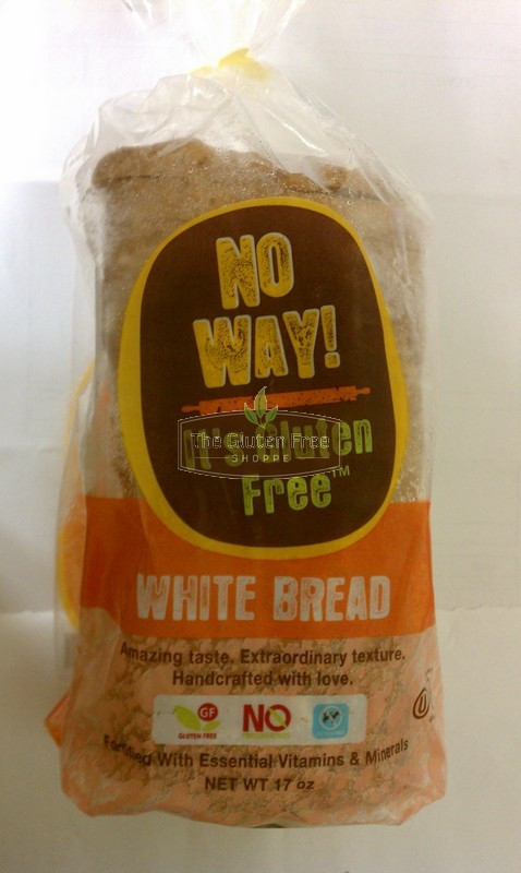 Gluten Free Yeast Free Bread Brands
 No Way Gluten Free White Bread