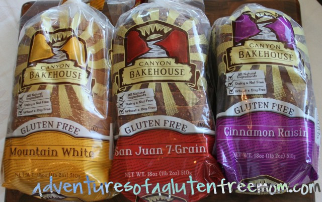 Gluten Free Yeast Free Bread Brands
 Canyon Bakehouse Review and Giveaway