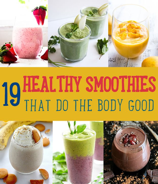 Good Healthy Smoothies
 Healthy Smoothie Recipes DIY Projects Craft Ideas & How To