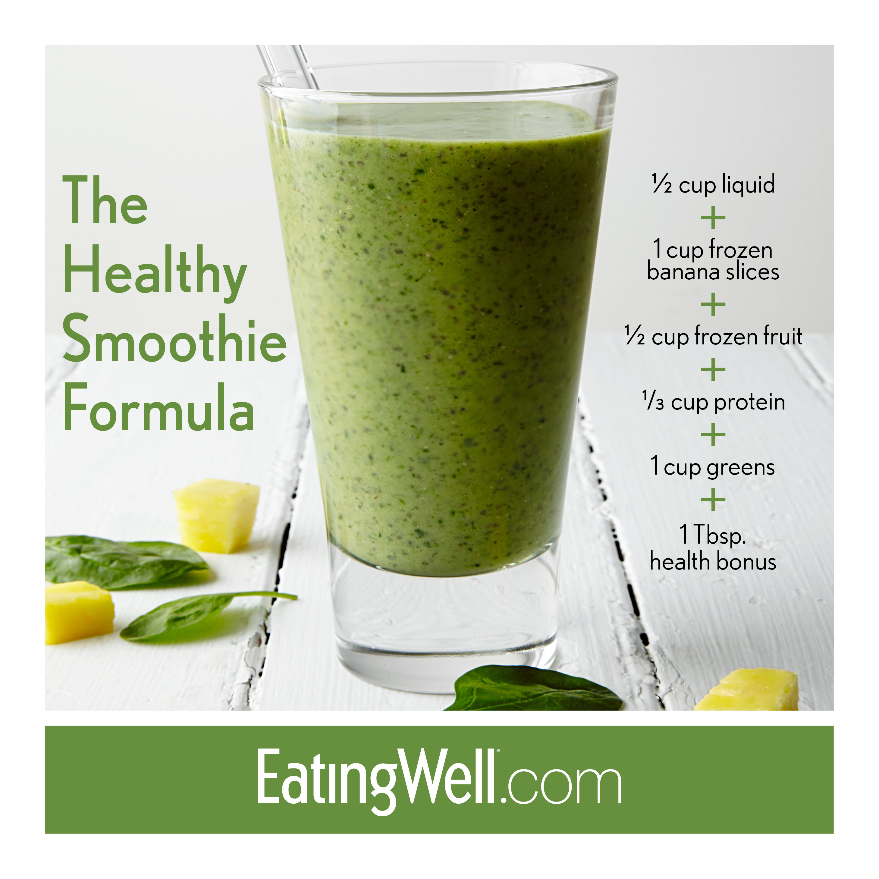 Good Healthy Smoothies
 The Ultimate Green Smoothie Recipe EatingWell