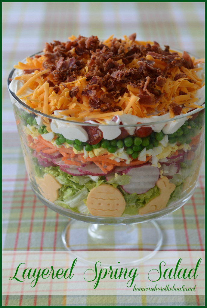 Good Salads For Easter
 Layered Spring Salad for Easter – Home is Where the Boat Is