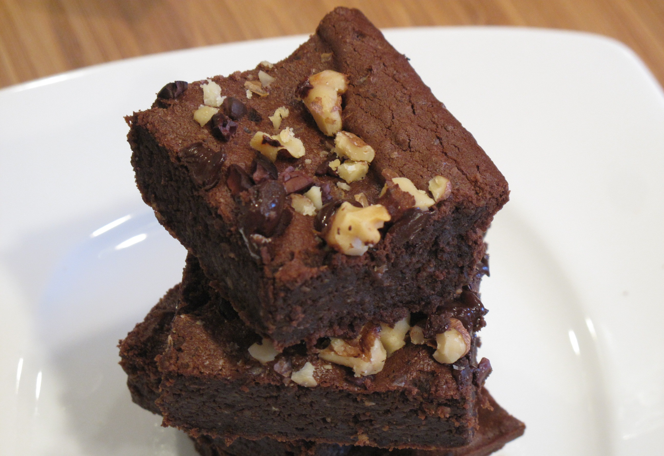 Gooey Vegan Brownies
 Delicious Gooey Vegan Gluten Free Black Bean Brownies