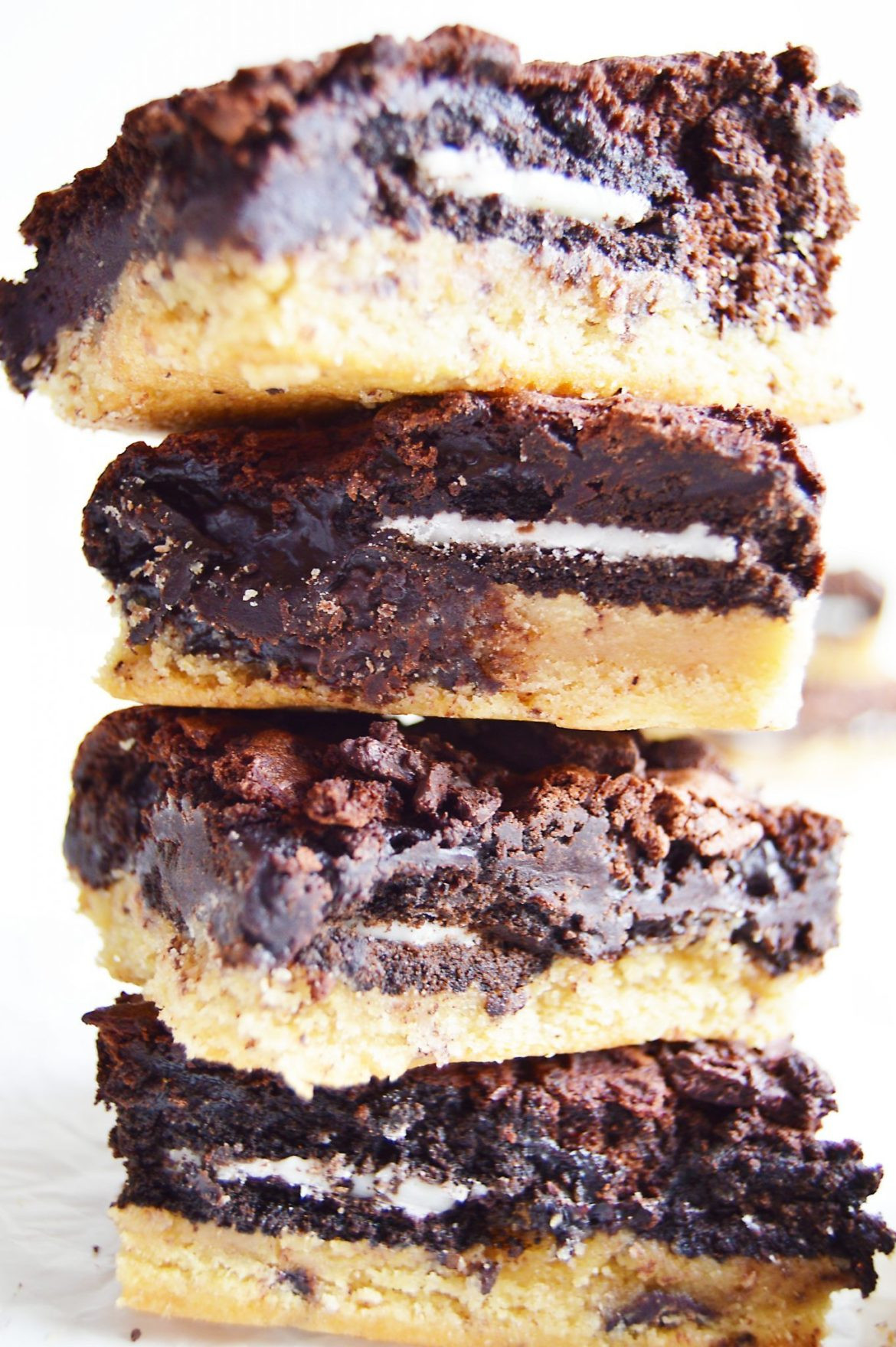 Gooey Vegan Brownies
 Vegan Triple Layered Ooey Gooey Oreo Brownies My Vibrant