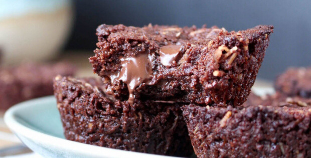 Gooey Vegan Brownies
 Chocolaty Gooey Chocolate Chunk Vegan Brownies