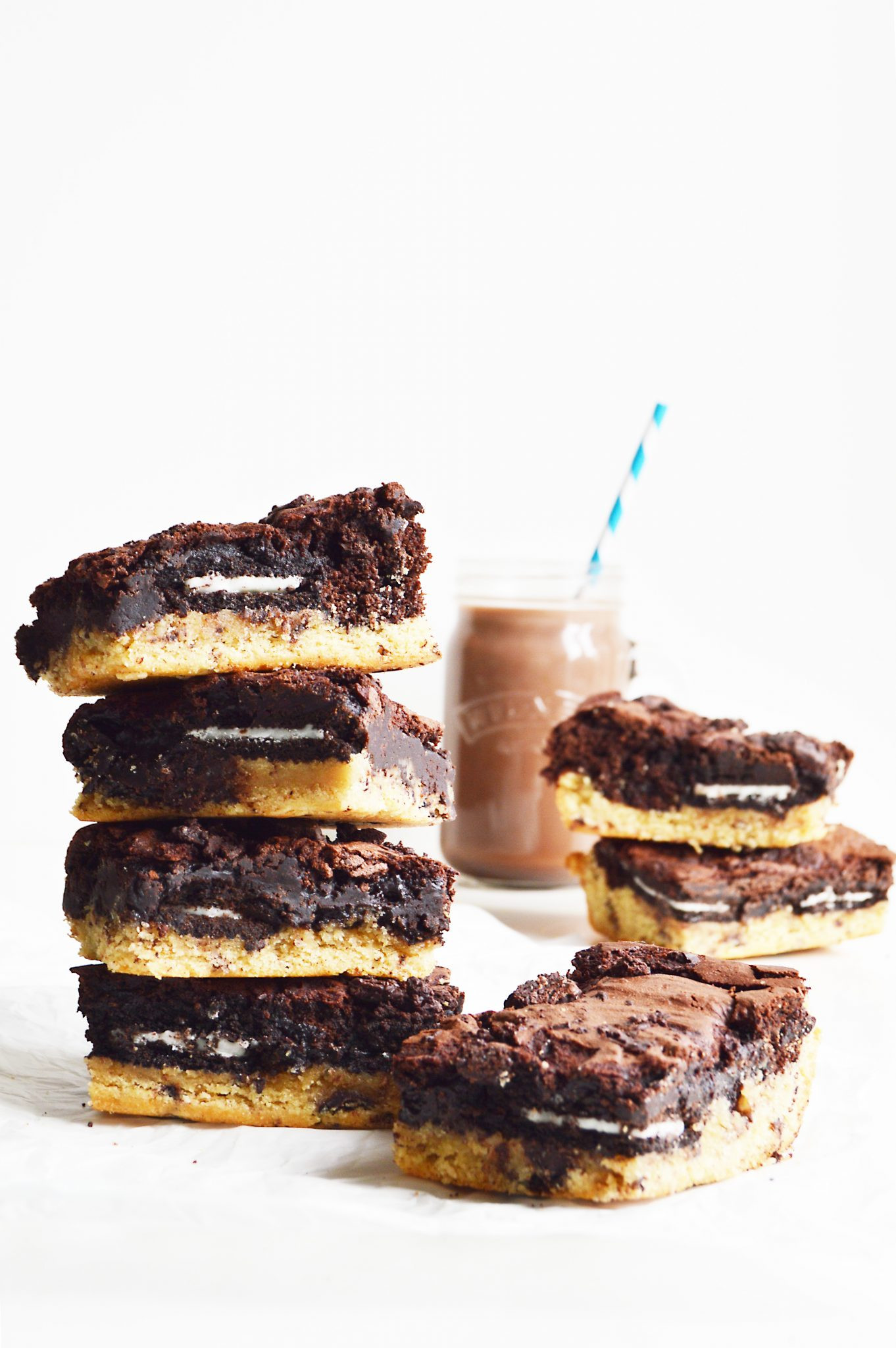 Gooey Vegan Brownies
 Vegan Triple Layered Ooey Gooey Oreo Brownies My Vibrant