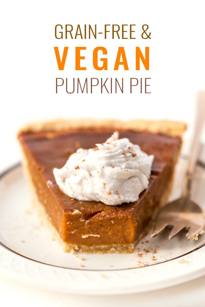 Grain Free Vegan Recipes
 Vegan Pumpkin Pie with Almond Flour Pie Crust Simply Quinoa
