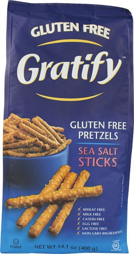 Gratify Gluten Free Pretzels
 Gratify Gluten Free Pretzels Sea Salt Sticks 14 1 oz