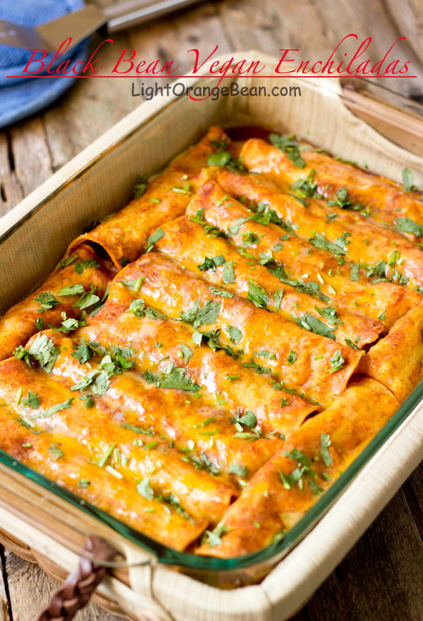 Great Vegan Dinners
 Black Bean Vegan Enchiladas