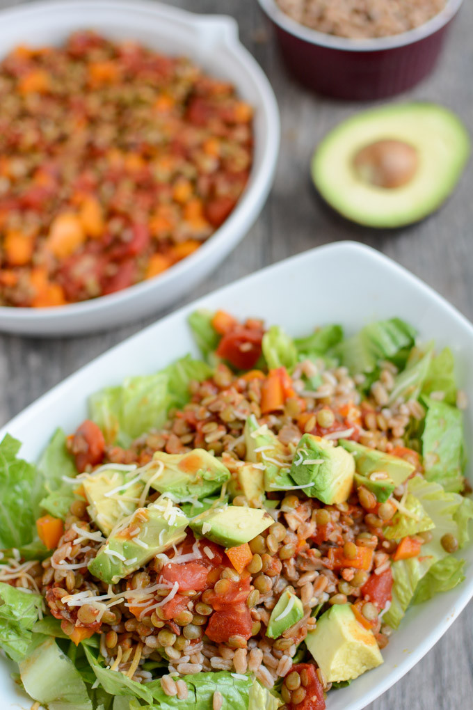 Great Vegan Dinners
 Lentil Taco Salad