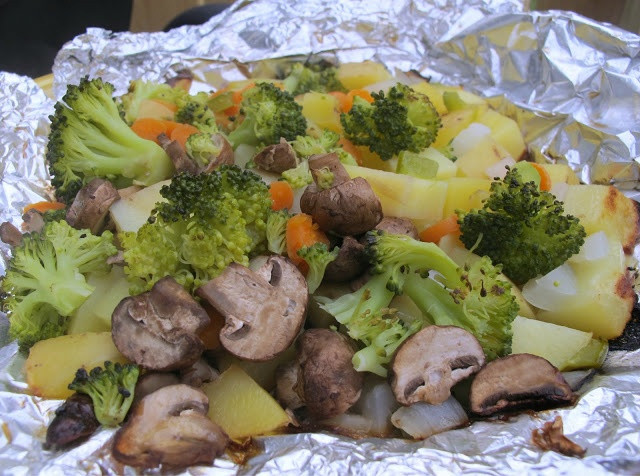 Great Vegan Dinners
 Tinfoil Dinners a great vegan meal to make while camping