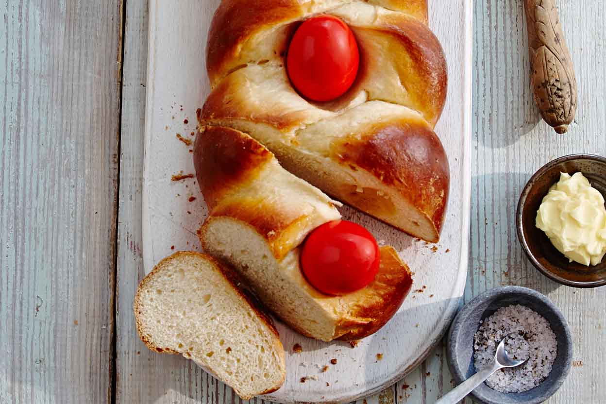 Greek Easter Bread Recipe
 Greek Tsoureki Recipe