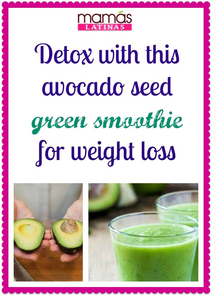 Green Detox Smoothie Recipes For Weight Loss
 Detox with this avocado seed green smoothie for weight