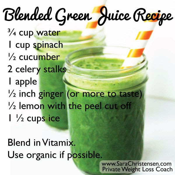 Green Juice Recipes For Weight Loss
 green juice recipe for weight loss