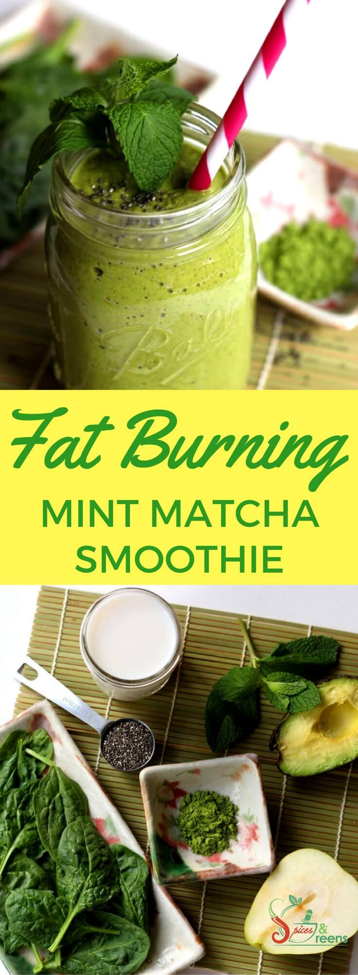 Green Tea Smoothies For Weight Loss
 Mint Matcha Smoothie Spices & Greens