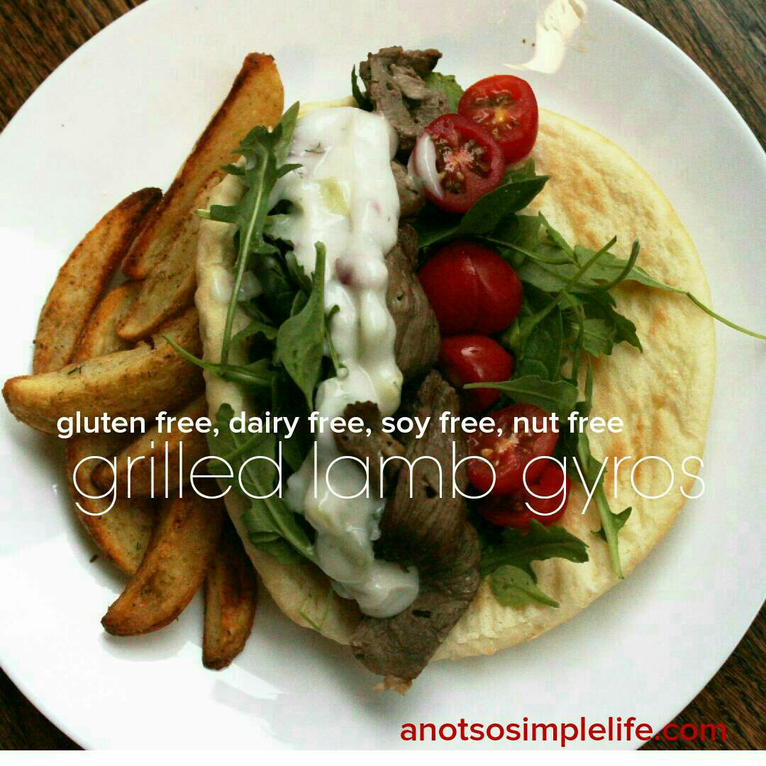Gyros Gluten Free
 Grilled Lamb Gyros Gluten Free Dairy Free Soy Free Nut