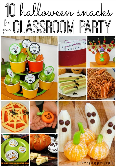 Halloween Healthy Snacks
 Classroom Halloween Party Snacks