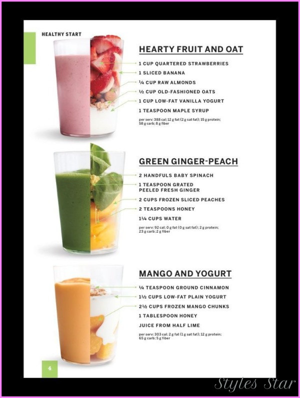 Healthiest Smoothies For Weight Loss
 Healthy Smoothie Recipes To Lose Weight