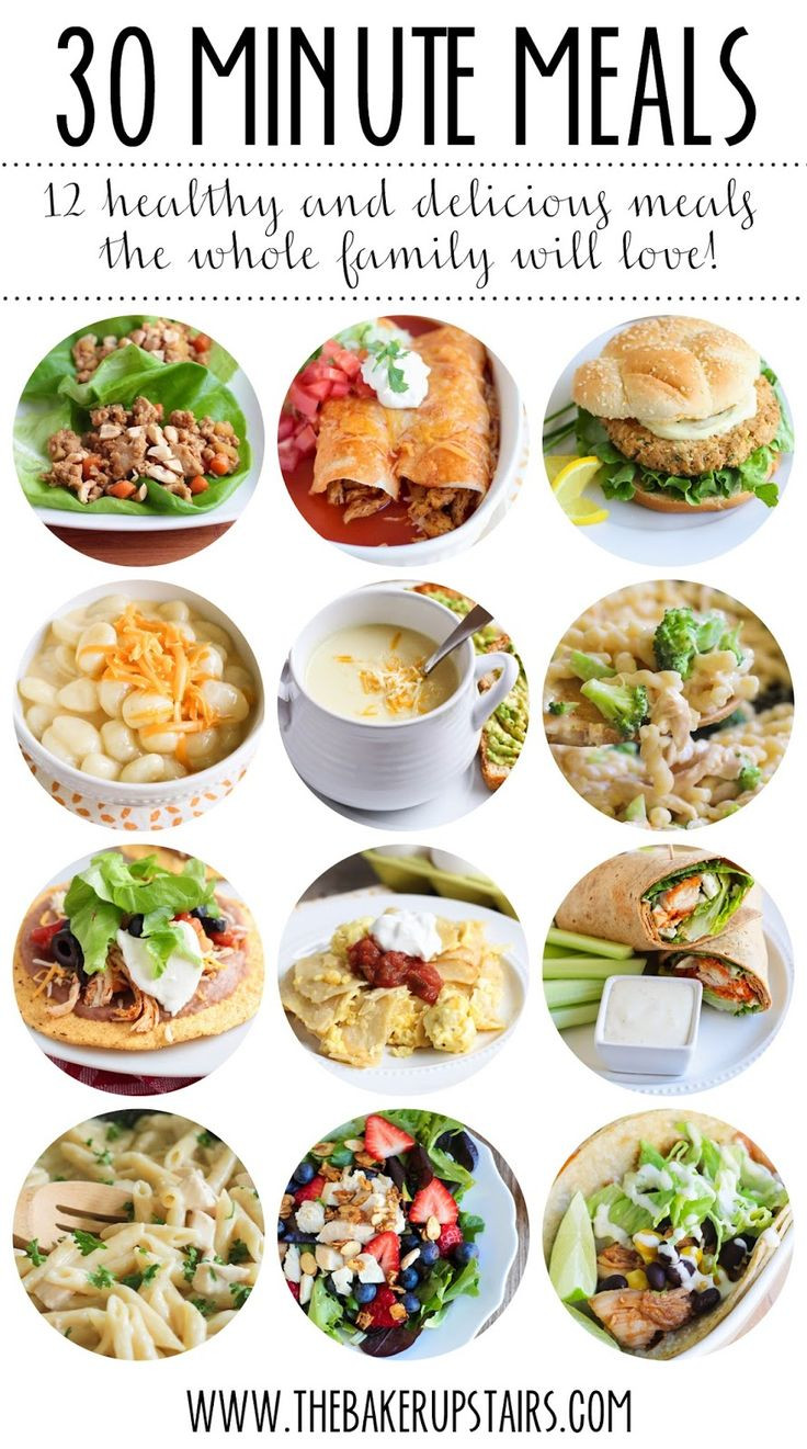 Healthy 30 Minute Meals
 Best 25 Healthy 30 minute meals ideas on Pinterest