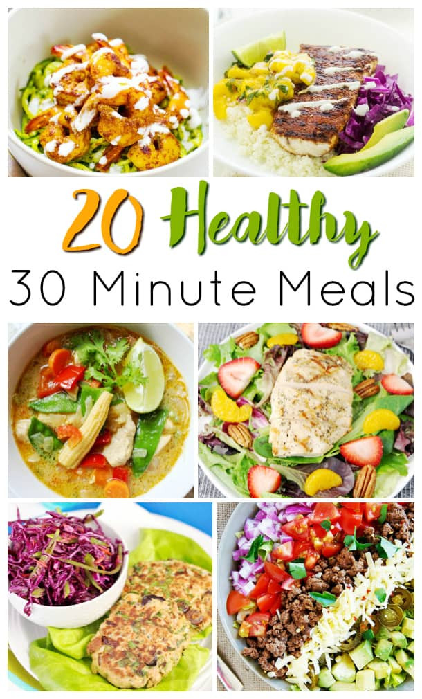 Healthy 30 Minute Meals
 30 Minute Meals that are Healthy Too