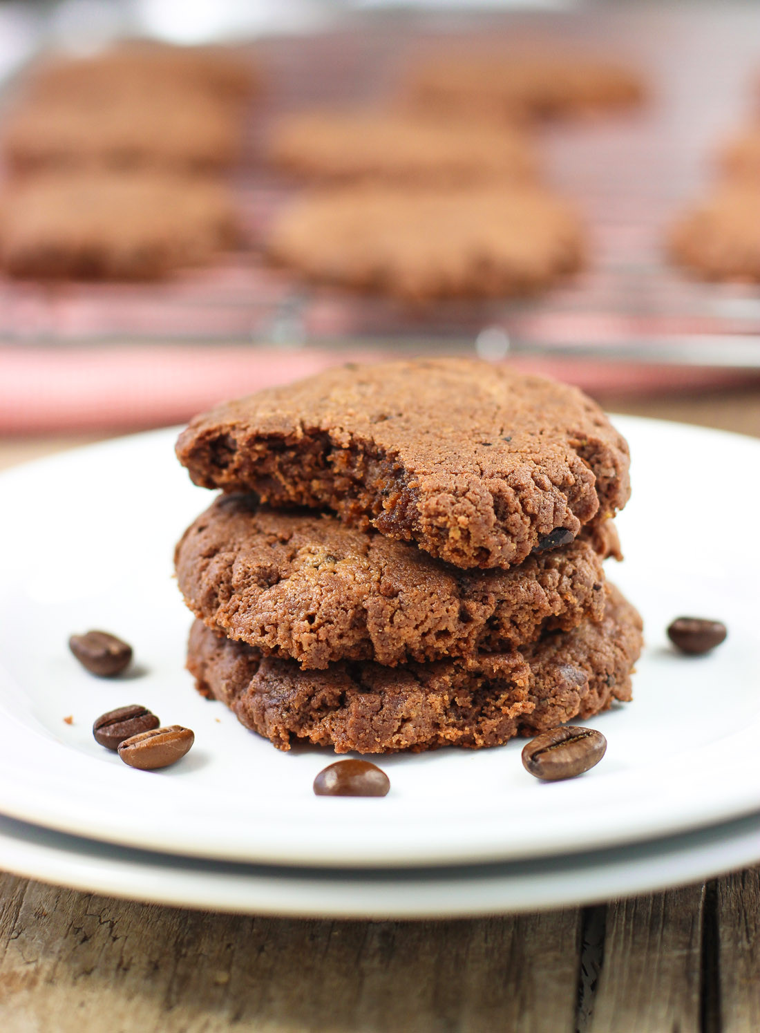 Healthy Almond Butter Cookies
 Healthy Espresso Chocolate Almond Butter Cookies