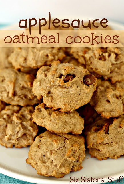 Healthy Applesauce Cookies
 Applesauce Oatmeal Cookies