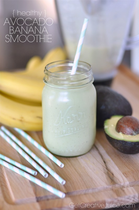 Healthy Avocado Smoothie Recipes
 Avocado Banana Smoothie Recipe Creative Juice