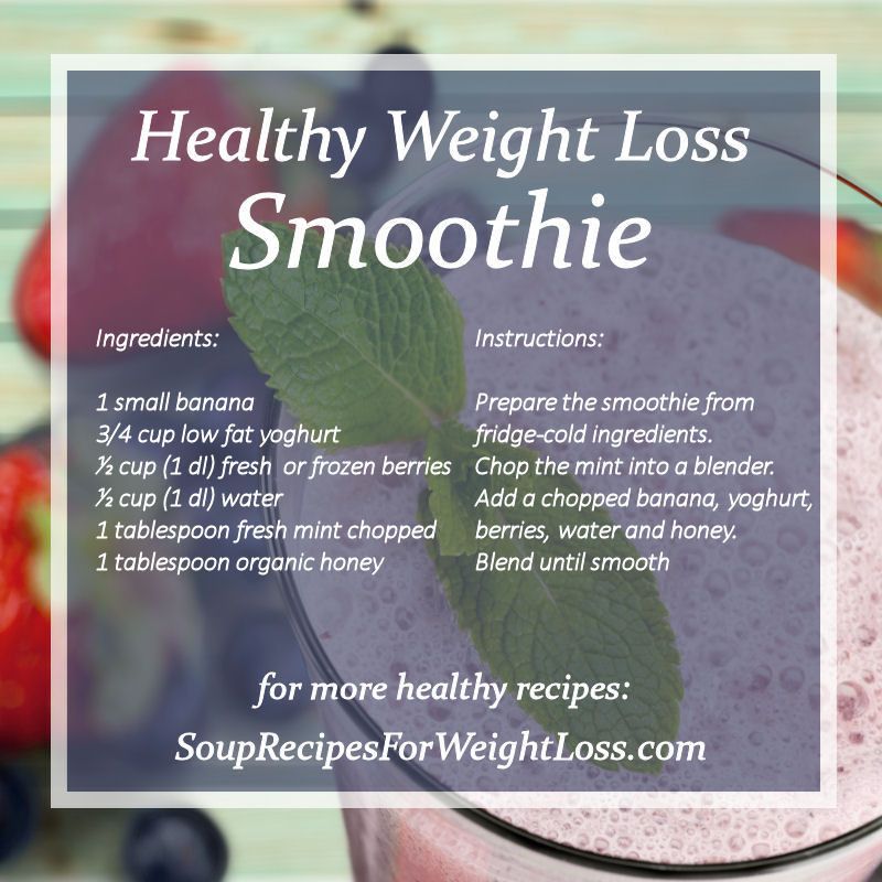 Healthy Blender Recipes For Weight Loss
 Best Weight Loss Smoothie Recipes