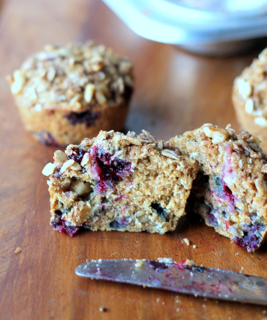Healthy Blueberry Oatmeal Muffins With Applesauce
 Oatmeal Blueberry Applesauce Muffins with Walnut Oat