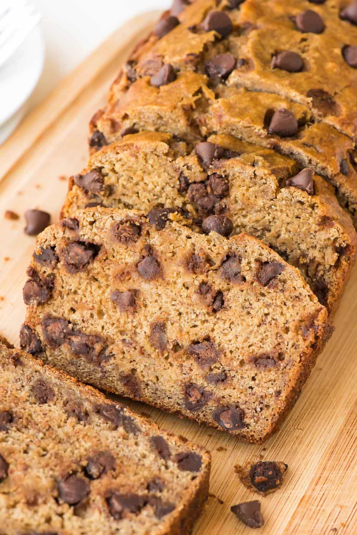 Healthy Bread Recipes
 Healthy Banana Bread Recipe with Chocolate Chips