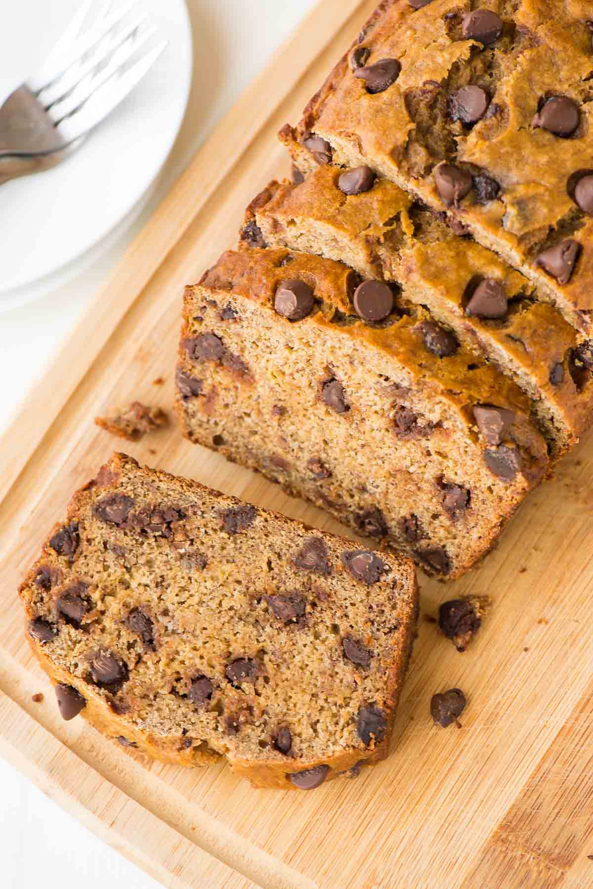 Healthy Bread Recipes
 Healthy Banana Bread Recipe with Chocolate Chips