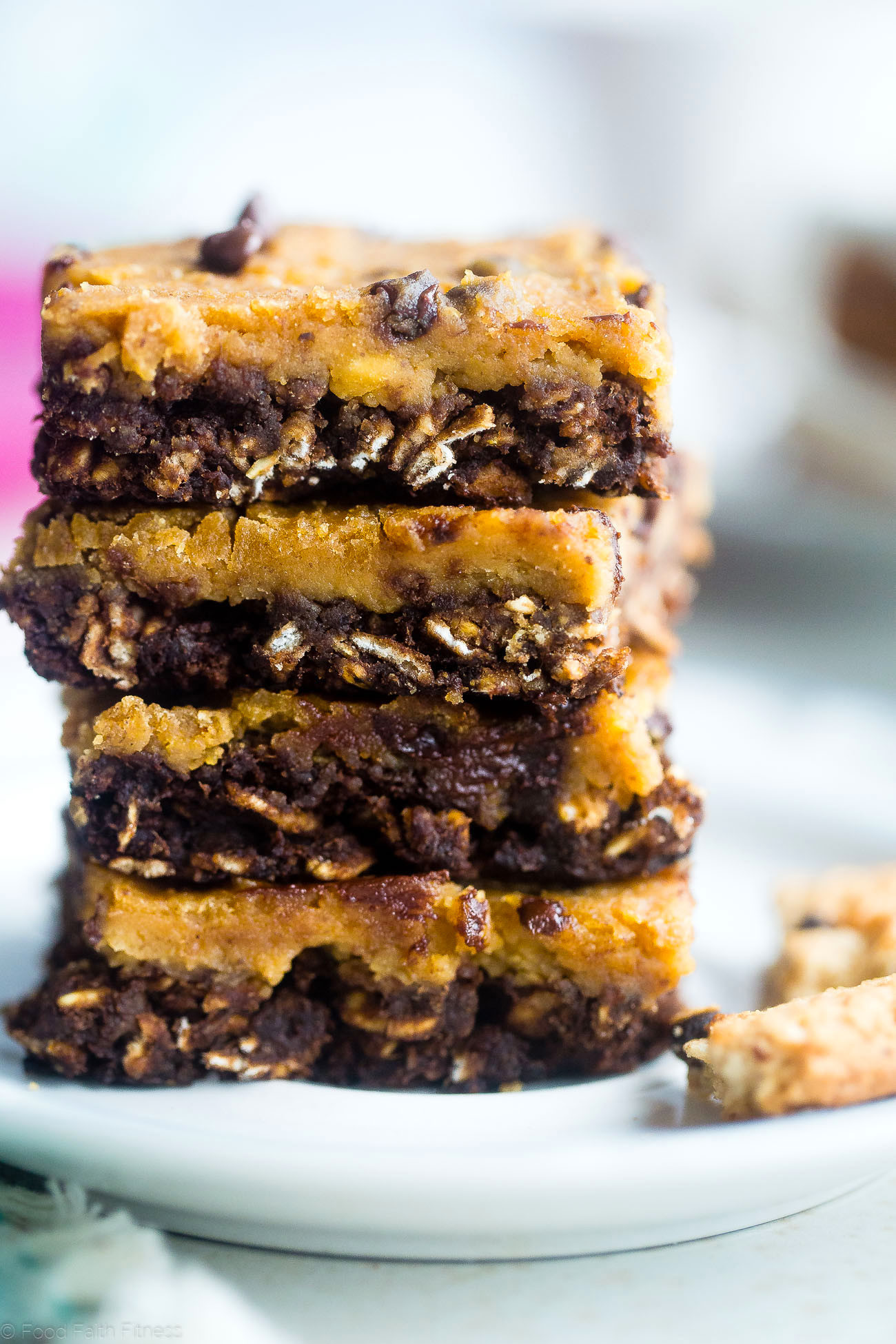 Healthy Breakfast Bars
 Vegan Cookie Dough Oatmeal Breakfast Bars Gluten Free