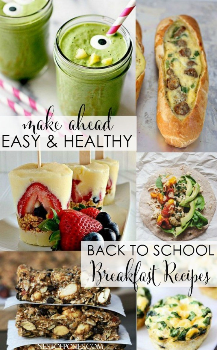 Healthy Breakfast For Teens
 Back to School Breakfast Recipes and Ideas