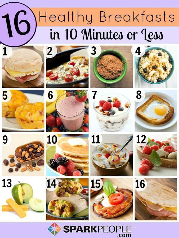 Healthy Breakfast Items
 Quick and Healthy Breakfast Ideas Motivation